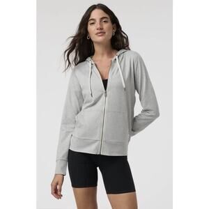 Vuori Halo Performance Hoodie 2.0 Gray Zip Up Stretch Women’s XL